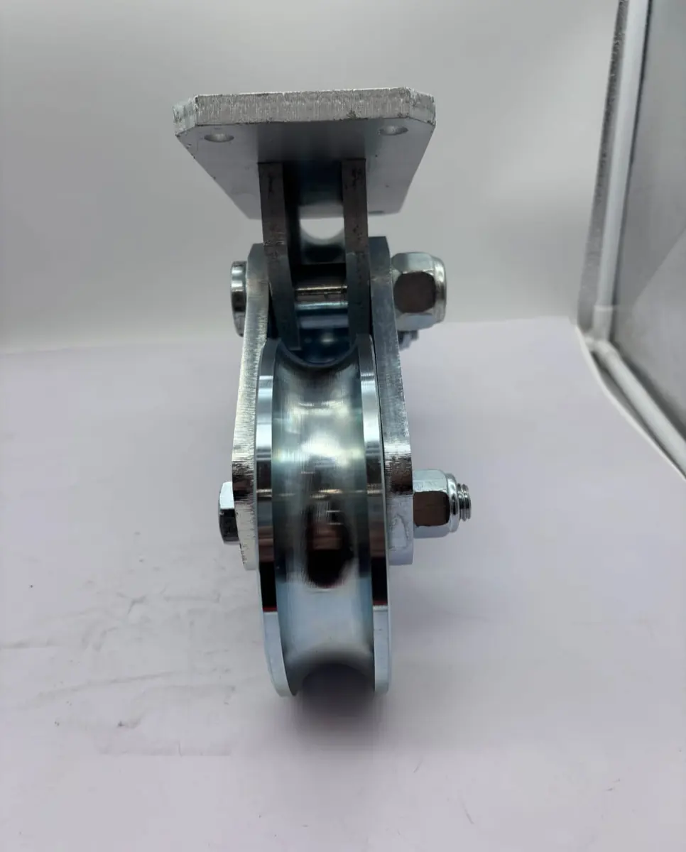 Rueda de acero con soporte amortiguado